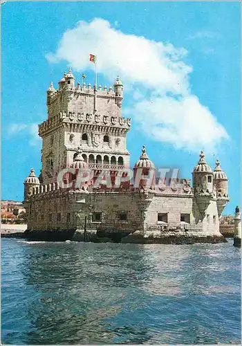 Moderne Karte Portugal Lisboa Tour de Belem