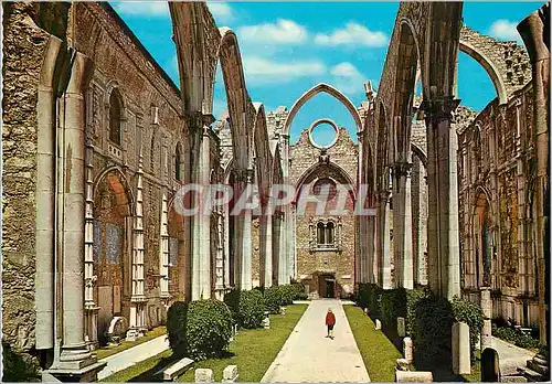 Cartes postales moderne Lisboa Ruines du Couvent du Carmo