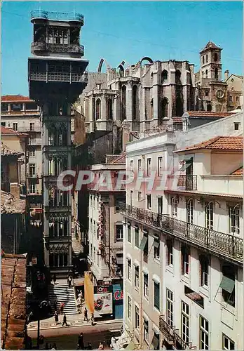 Moderne Karte Lisboa Elevador de Santa Justa