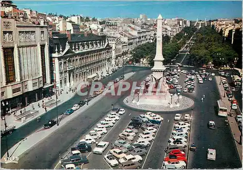 Moderne Karte Lisboa Parca des Restauradores