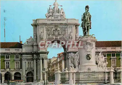 Moderne Karte Lisboa Statue de Joseph