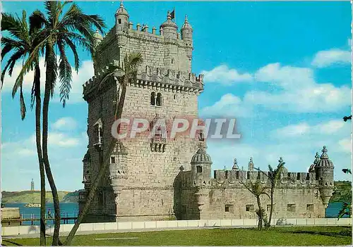 Cartes postales moderne Lisboa Monument des Decouvertes et la Dock de Antem