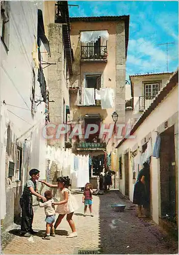 Cartes postales moderne Lisboa Aspect typique d'Alfama