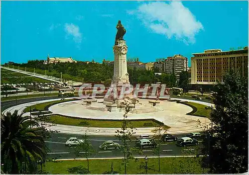 Moderne Karte Lisboa Place du Marquis de Pombal