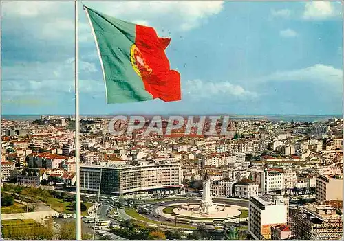 Moderne Karte Lisboa Praca Marques de Pombal