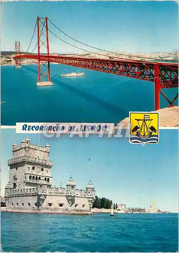 Moderne Karte Lisboa