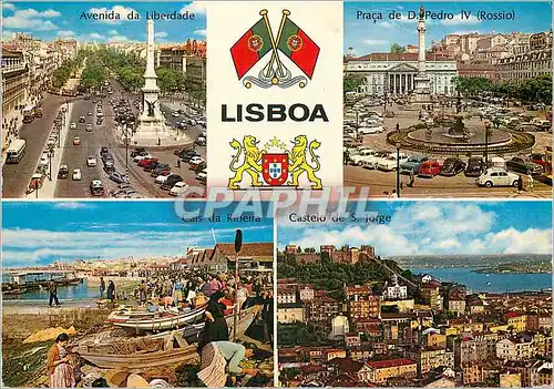 Cartes postales moderne Lisboa Vues de la Ville