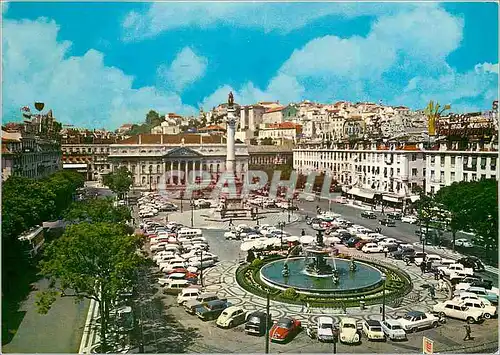 Cartes postales moderne Lisboa Place de D Pedro