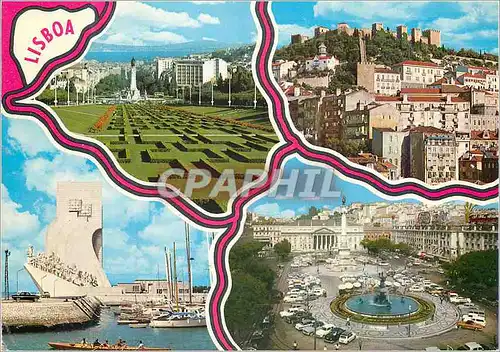 Cartes postales moderne Lisboa Souvernir de Lisbonne