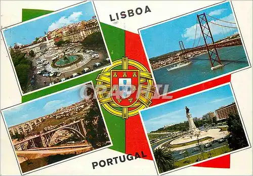Moderne Karte Lisboa Souvernir