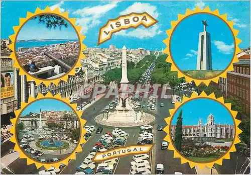 Moderne Karte 472 lisboa portugal souvenir de lisbonne