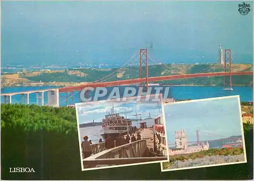 Cartes postales moderne Lisboa portugal pont sur le tojo