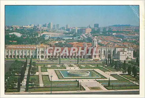 Moderne Karte Lisboa portugal vue aerienne de la zone de belem