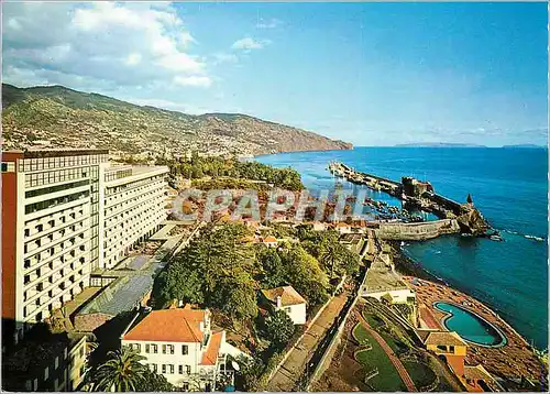 Moderne Karte Funchal madeira vue orientale