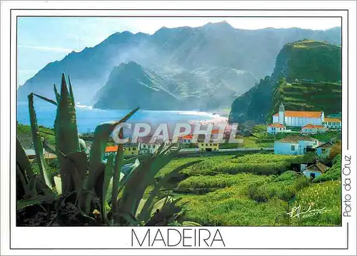 Moderne Karte Madeira porto de cruz