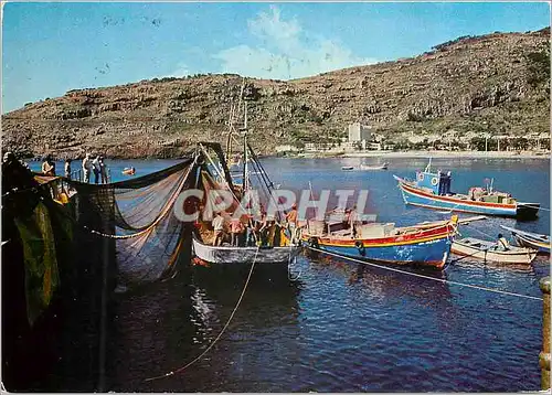 Cartes postales moderne 769 madeira machico port de peche Bateaux