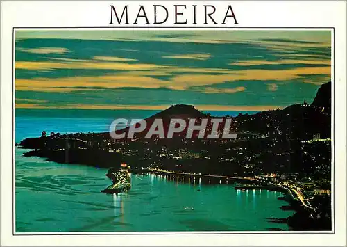 Moderne Karte Funchal madeira vue occidentale