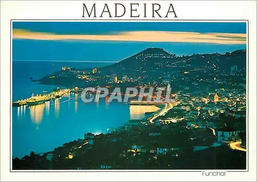 Moderne Karte Funchal madeira vue occidentale