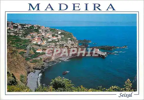 Moderne Karte Seixal madeira petit village de la cote nord