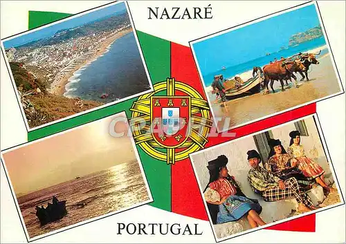 Cartes postales moderne 327 nazare portugal souvenir de nazare