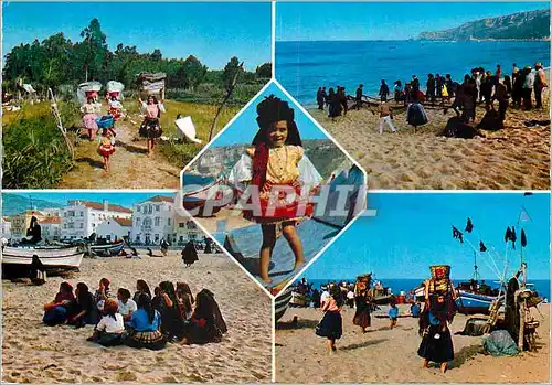 Cartes postales moderne Nazare portugal aspect de nazare