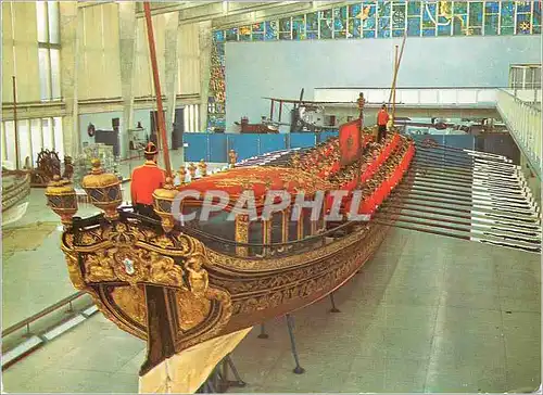 Cartes postales moderne Museu de marinha lisboa portugal bergantim real(1785)
