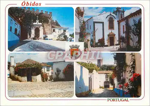Cartes postales moderne 4084 obidos portugal details du patrimoine typique de obidos