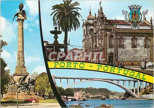 Moderne Karte 345 porto portugal plusieurs aspect de la ville