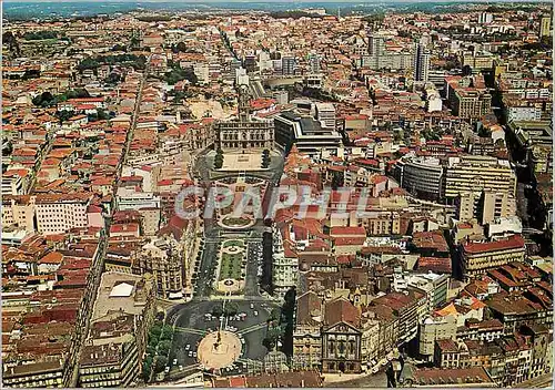 Cartes postales moderne 530 porto portugal av des allees et mairie