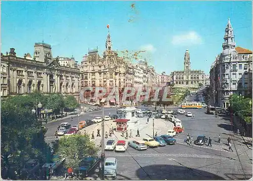 Cartes postales moderne Porto prace de liberdade e av dos aliados