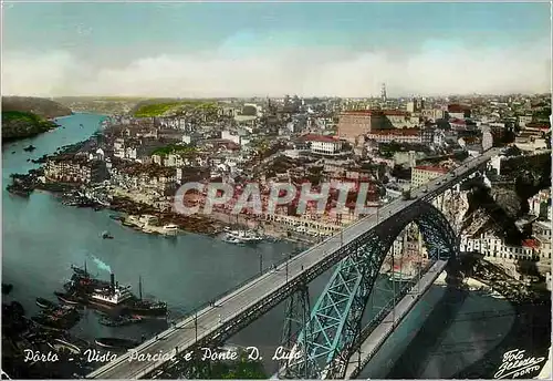 Cartes postales moderne Porto vista parciel e ponte d luis
