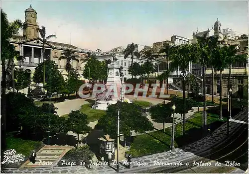 Cartes postales moderne Porto praca do infante d henrique monumento e palacio de bolsa