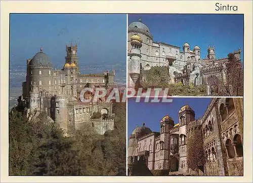 Moderne Karte Sintra palais national da pena(sie xix)