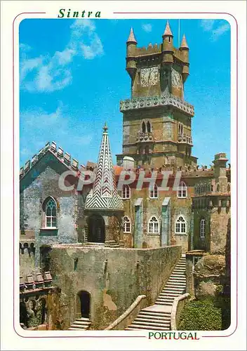 Cartes postales moderne 4788 sintra portugal entree de la chapelle du palais de pena