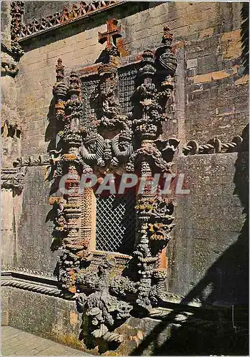 Cartes postales moderne Tomar fenetre de l eglise du couvent du christ