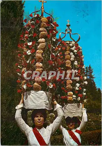 Cartes postales moderne N 524 tomar portugal fete des Tabuleiros