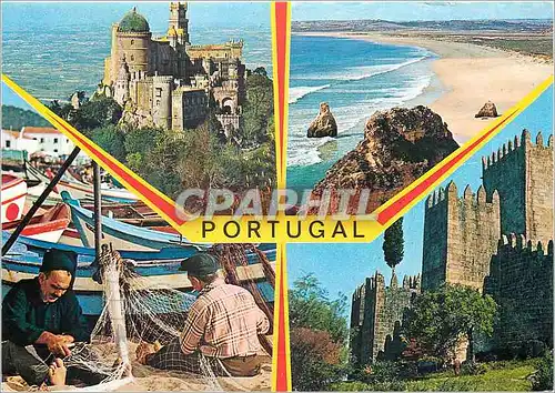 Moderne Karte 183 portugal plusieurs aspects touristiques