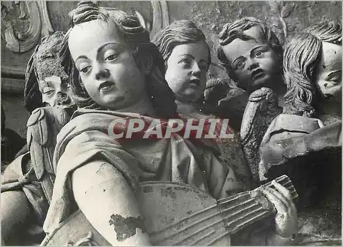 Cartes postales moderne 7 portugal alcobaca monastere mort de saint bernard