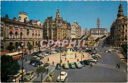 Moderne Karte 10 porto praca da liberdade e avenida dos aliados