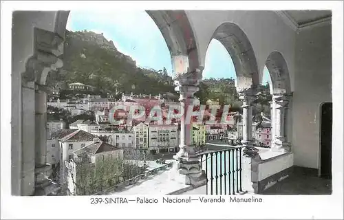 Cartes postales moderne 239 sintra palacio nacional varanda manuelina