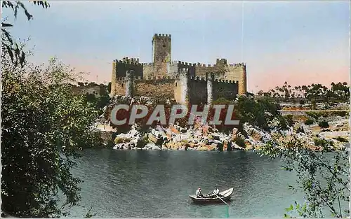 Moderne Karte 148 portugal castelo de almourol