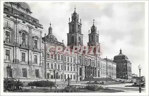 Cartes postales moderne 553 portugal monumento de mafra