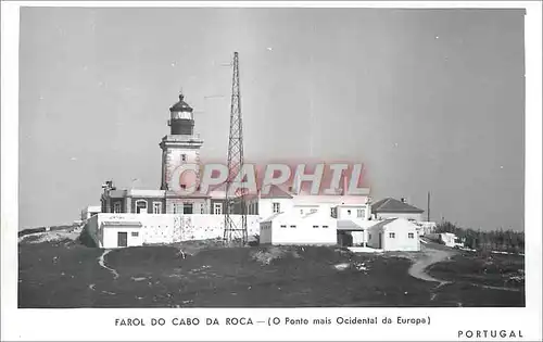 Cartes postales moderne Portugal farol do cabo da roca(o ponto mais ocidental da europa)