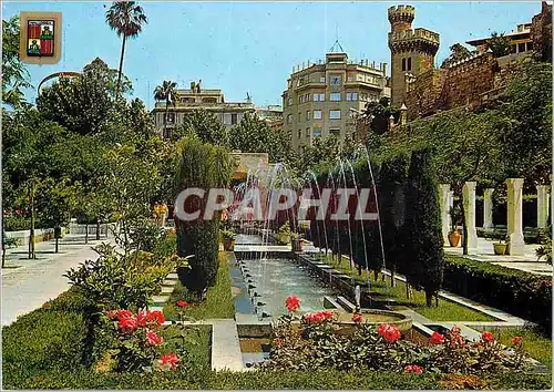 Moderne Karte N 2738 mallorca palma jardins du st hort del rei