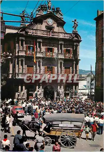 Cartes postales moderne Pamplona hotel de ville