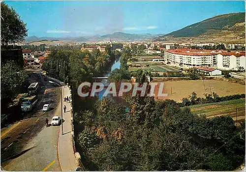 Cartes postales moderne 20 pamplona vue de la rochapea et fleuve arga