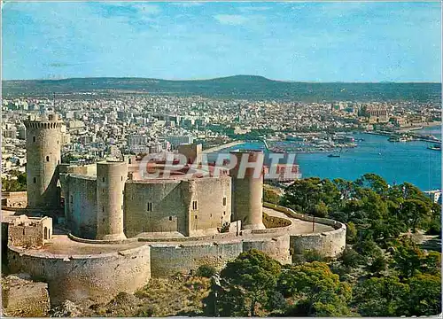 Cartes postales moderne Palma de mallorca chateau de beliver