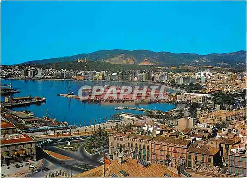 Cartes postales moderne Palma de mallorca vista panoramica del puerto