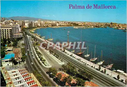 Cartes postales moderne N 1163 Palma de mallorca paseo maritimo