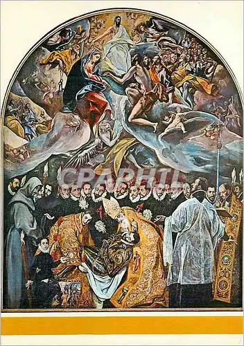 Moderne Karte 33 el greco enterrement du comte d orgaz